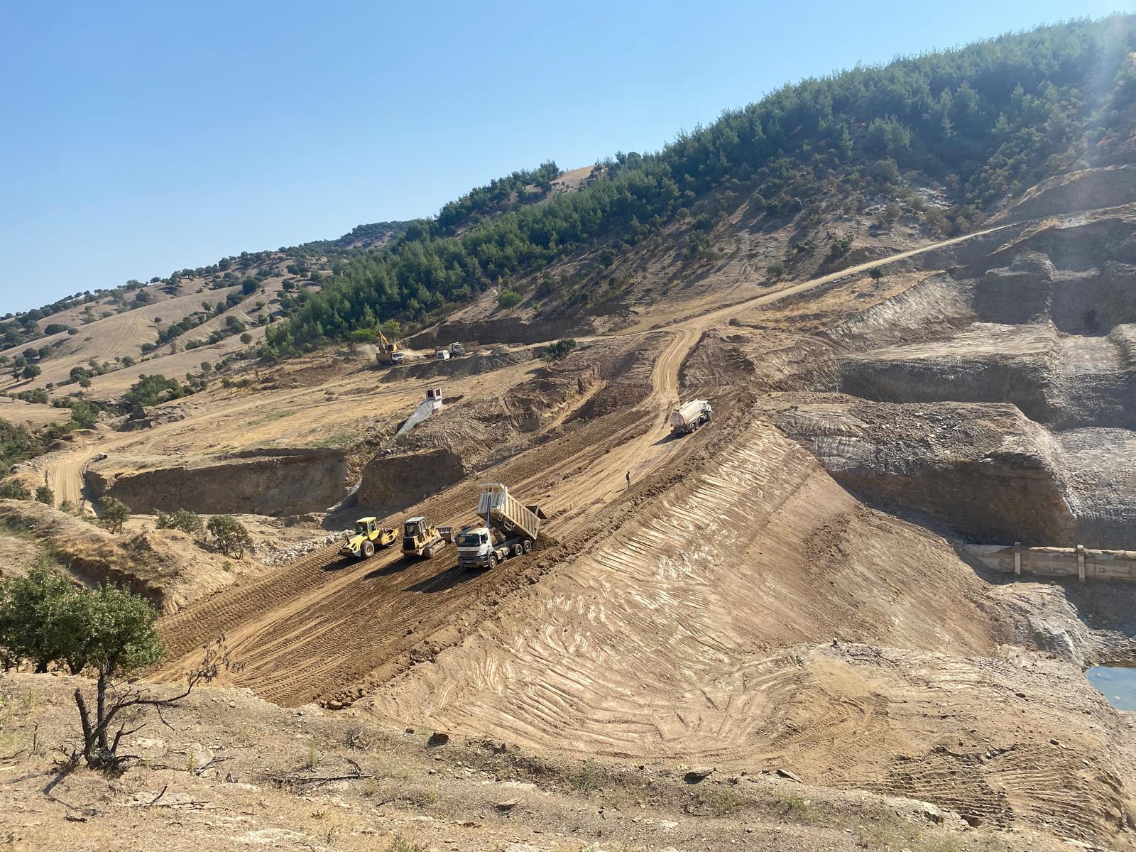 Manisa Demirci İlçesi Hüdük Göleti İkmali Yapım İşi